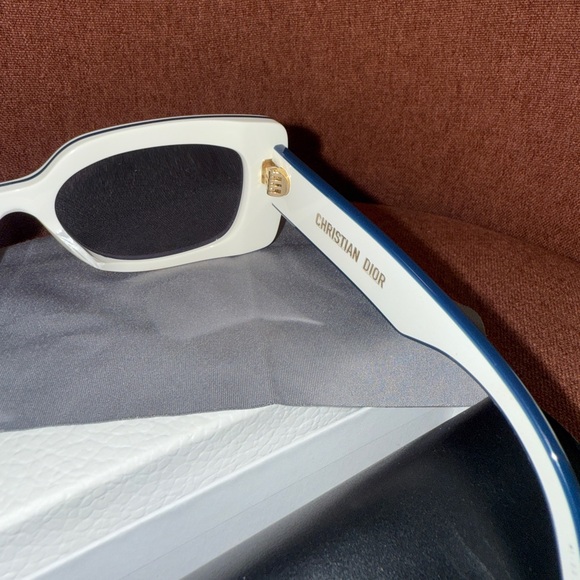 Dior White and Black Sunglasses main image 5